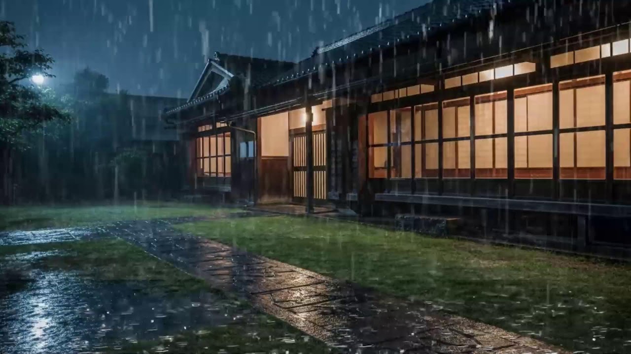 Enter the Calm Beyond – Heavy Rain for Deep Sleep, Insomnia Relief & Total Relaxation No Ads