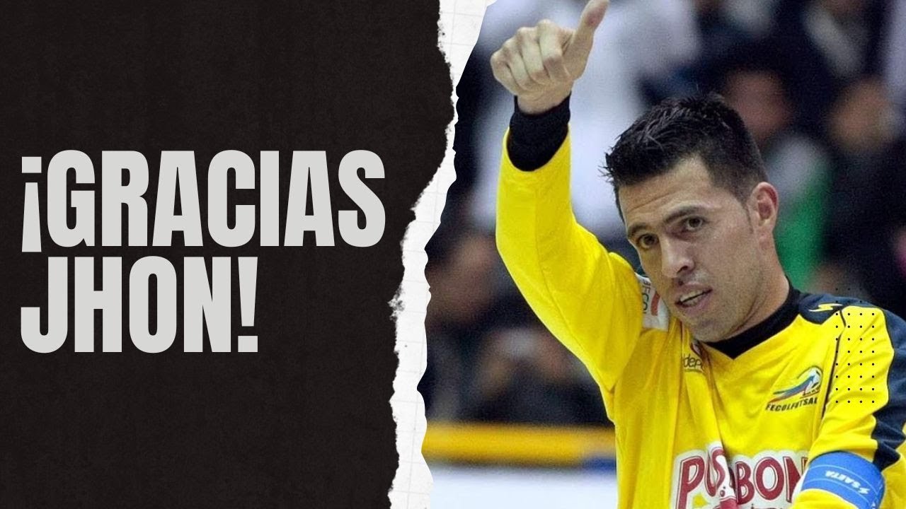 El gran Jhon Jairo Pinilla, leyenda mundial del fútbol de salón