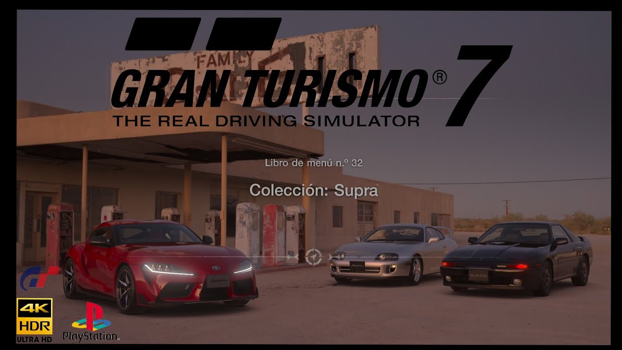 Gran Turismo 7 | PS5 | GT Café: Libro 32 | Colección Supra | 4K HDR 60fps
