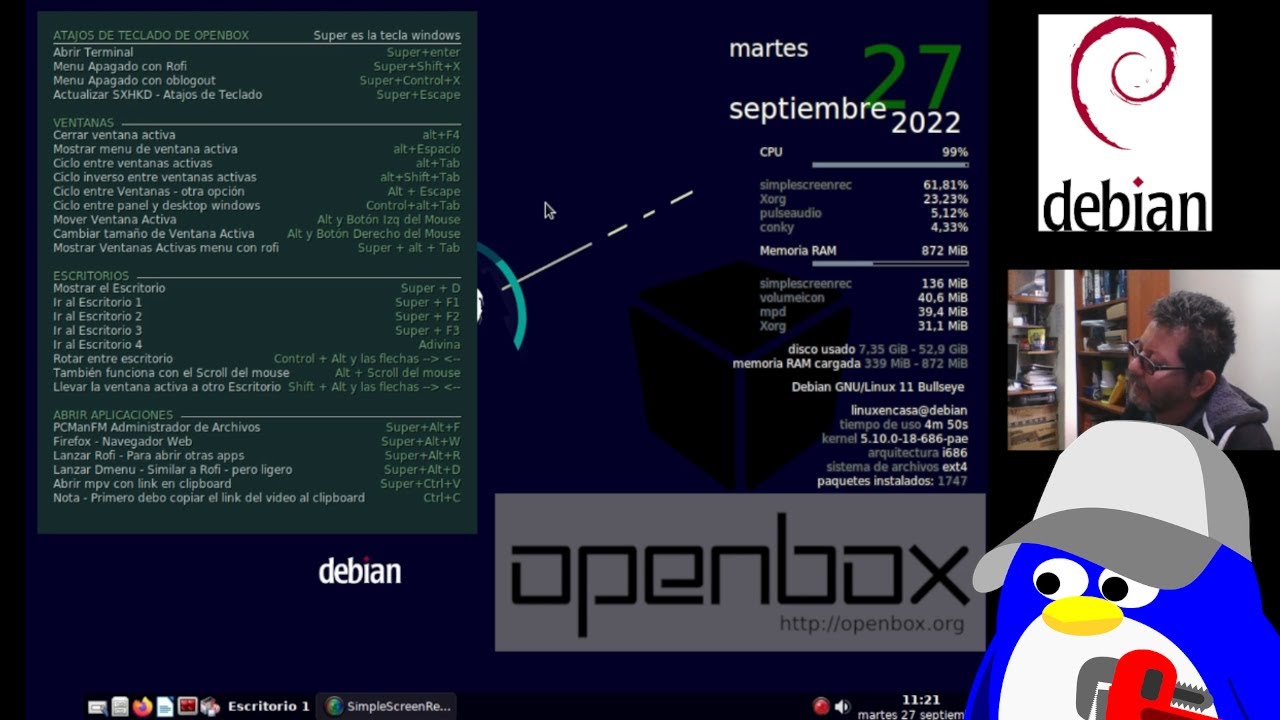 Linux Debian 11 con Openbox - FULL CONFIGURADO - Parte 1