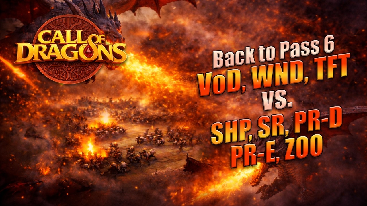 Call of Dragons | Live Stream | WND VOD TFT vs SHP, SR, PR-D, PR-E, ZOO