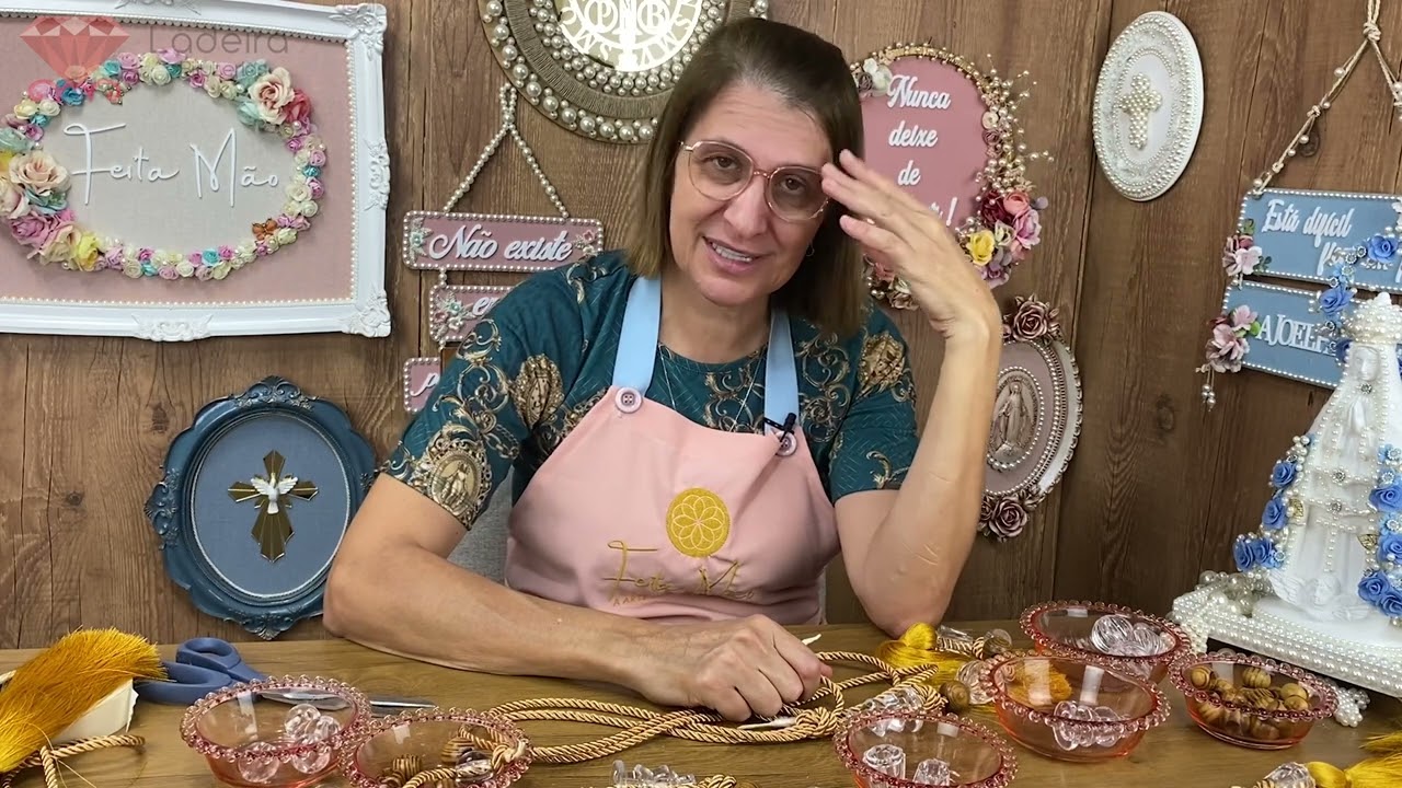 LADEIRA & FEITA MÃO - APRENDA A FAZER COLAR DE MESA