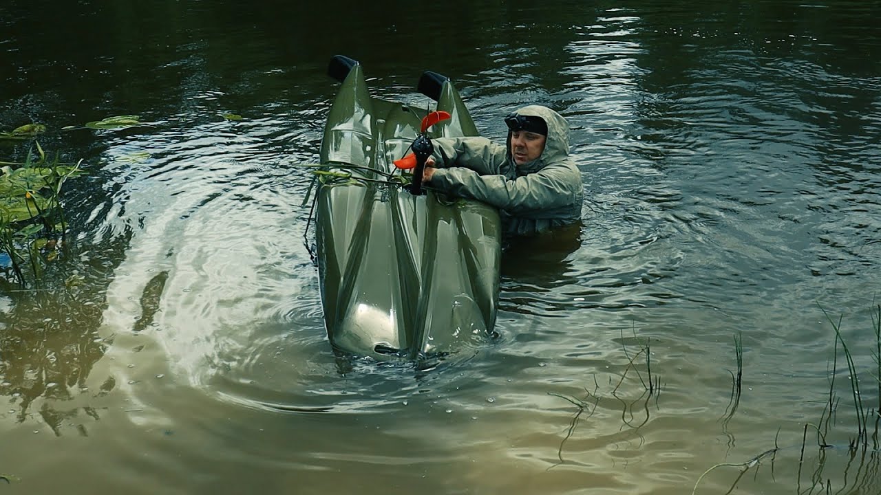 УПАЛ с КАЯКА.Педальный Каяк Point 65 KingFisher.Каяк для Охоты и Рыбалки.