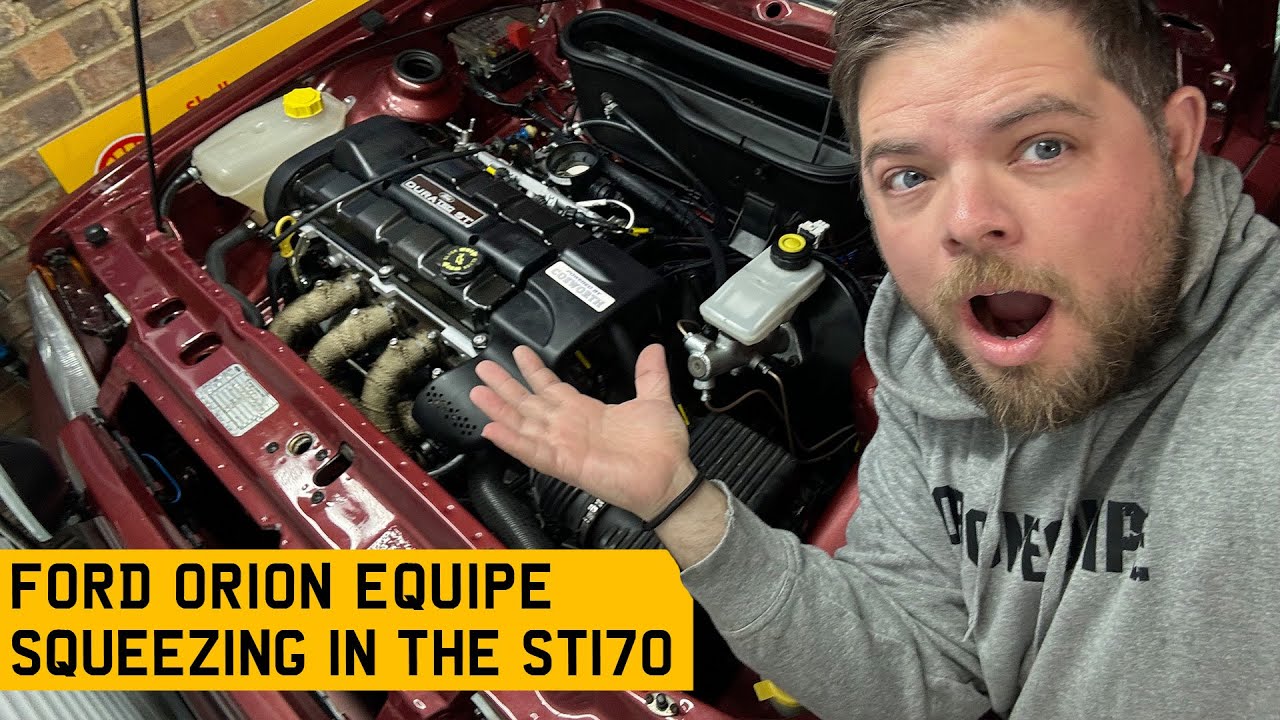 Ford Orion ST170 conversion 34: The day is finally here - Fitting the ST engine to my Mk2 Ford Orion
