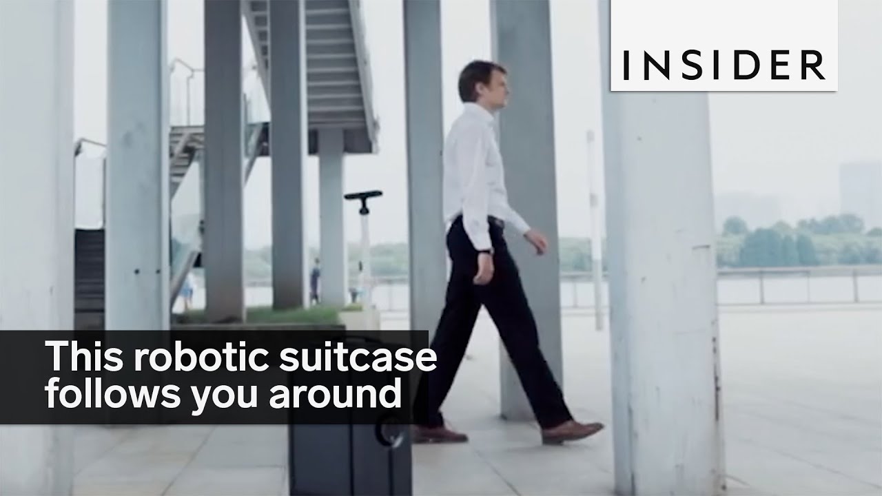 This robotic suitcase will follow you around