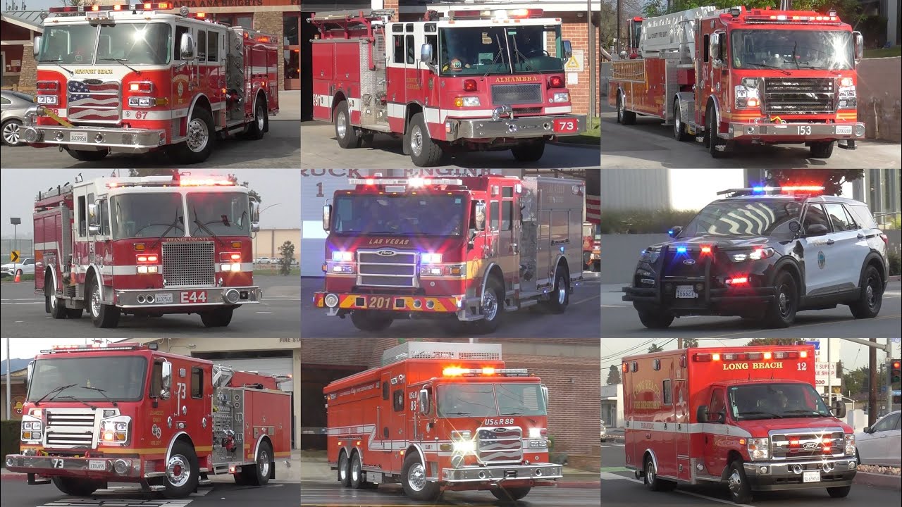 Fire Trucks Police & EMS Compilation 2026 #3: January 2026 Recordings