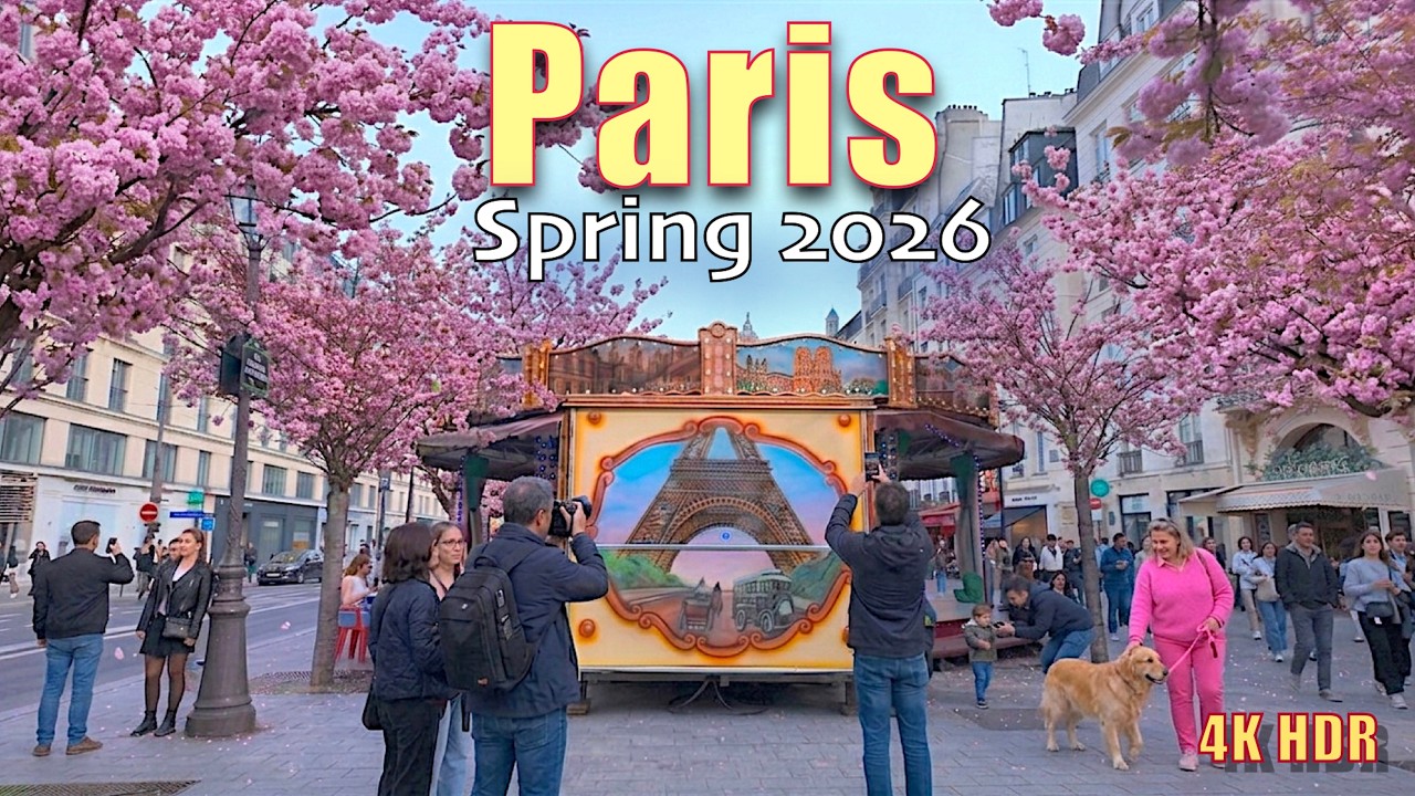 Paris Walking Tour 2026_ Le Marais 4K HDR | Spring in France 🇫🇷