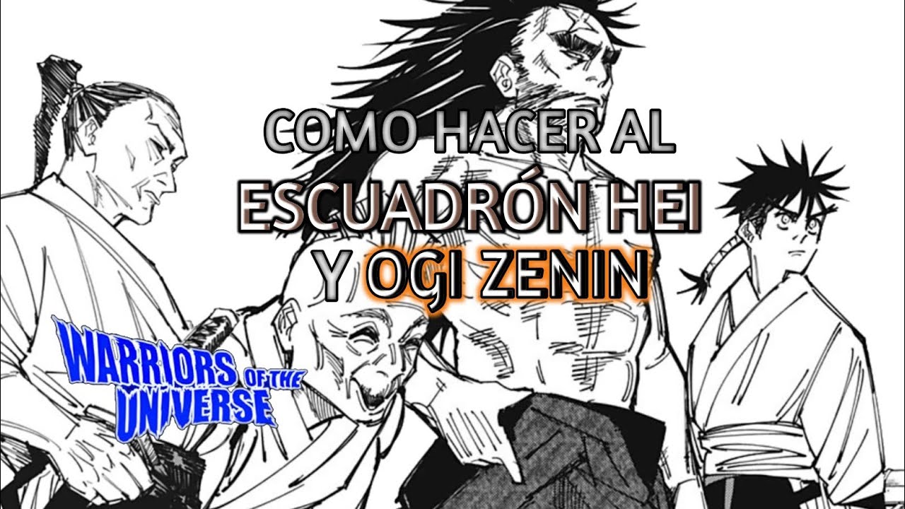 4×1: Como hacer al Escuadrón Hei y Ogi Zenin en Warriors Of The Universe