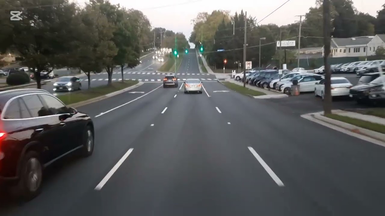 Driving from Fairfax to Annandale Virginia