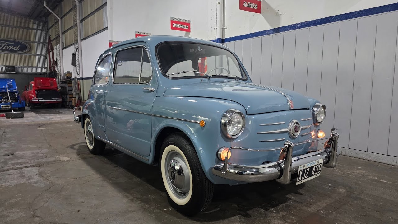 Restauración integral fiat 600 1964 1° serie.