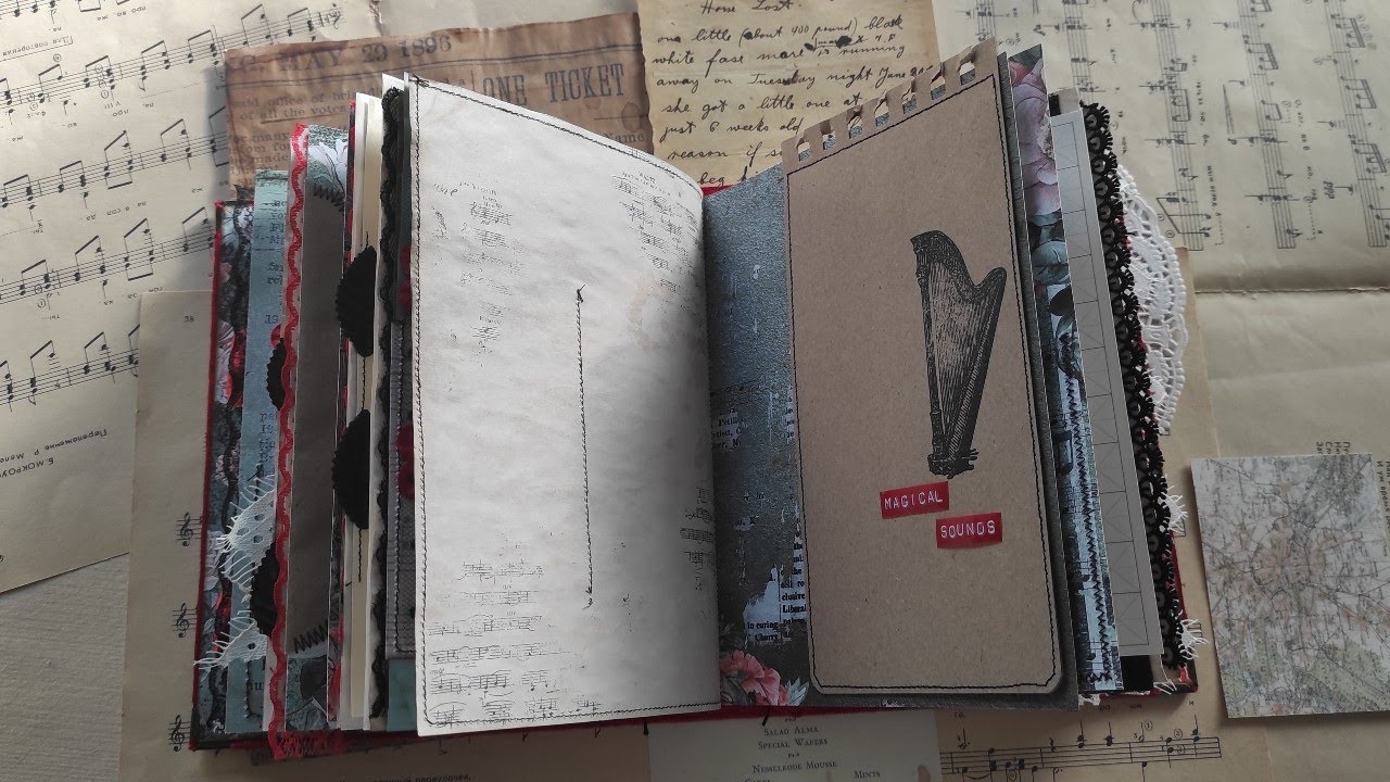 Music Junk Journal | Musical Junk Journal (Sold, Thank You! ❤)