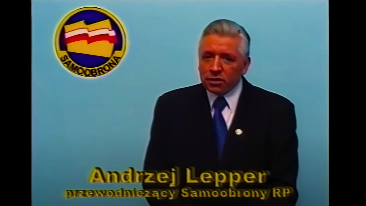Samoobrona Andrzej Lepper fabryka mięsa trojańska świnia  (Ultra HD 4k Video)