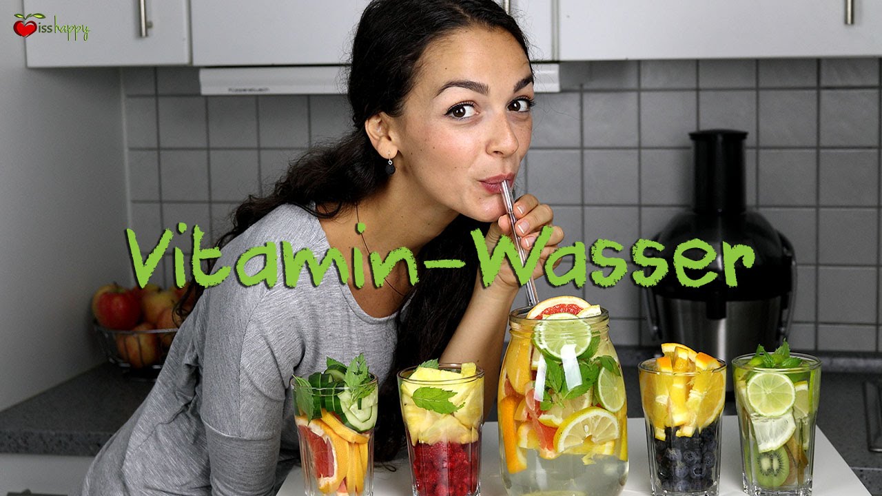 5 Rezepte für Vitamin-Wasser (fruit infused water)