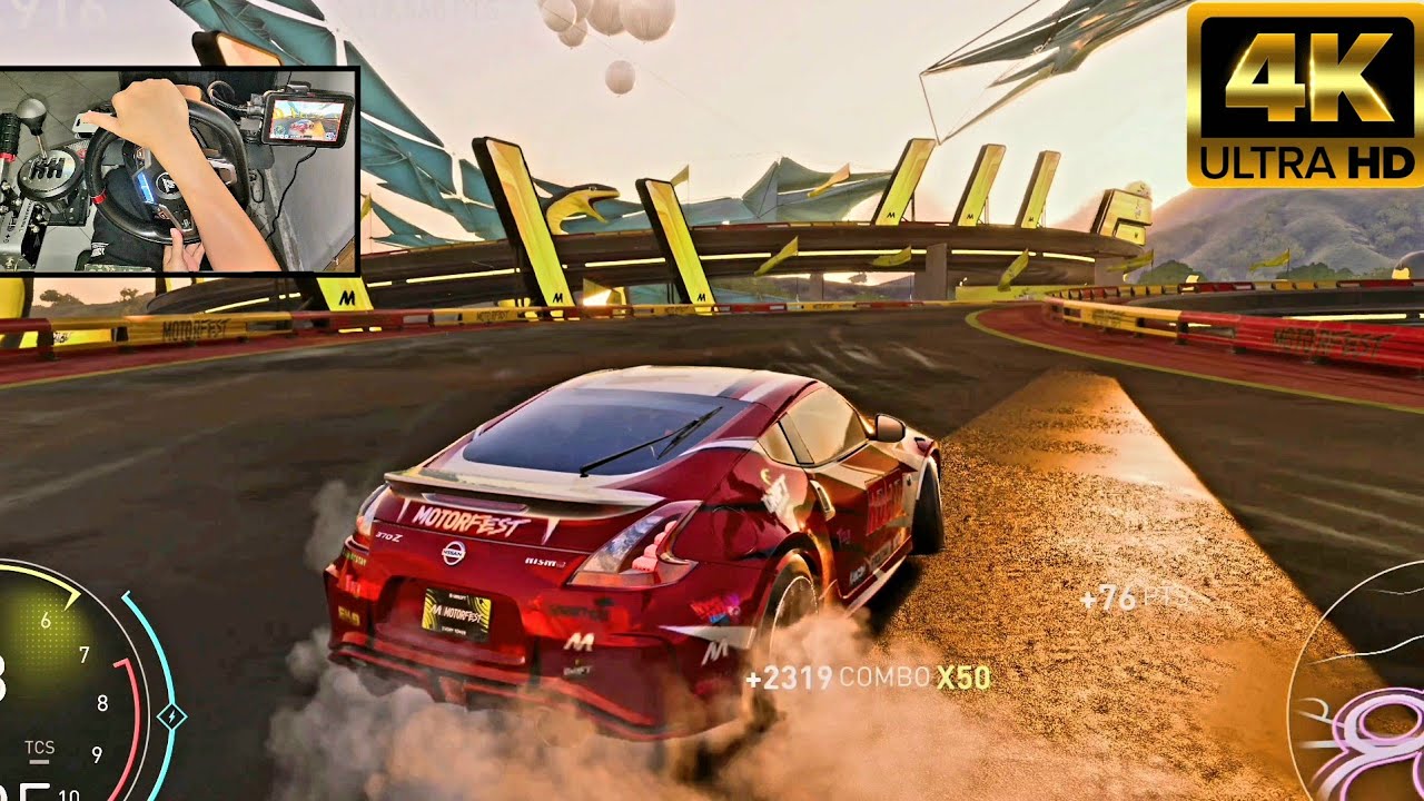 The Crew Motorfest Drift with Steering wheel gameplay