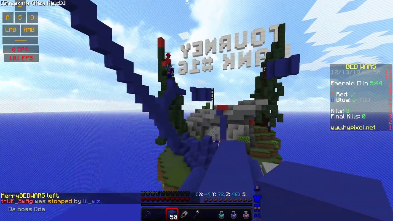 Getting toggled on after we broke their bed in the bedwars tournament