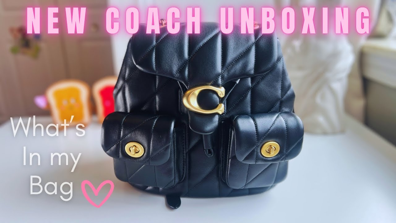 COACH Bag Reveal✨What fits in My Bag🩷@coach