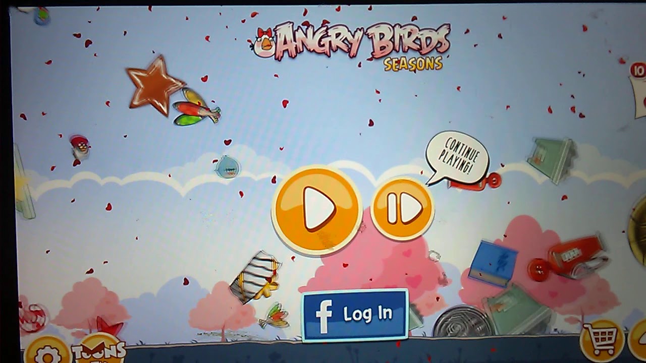Angry birds seasons hogs and kisses theme