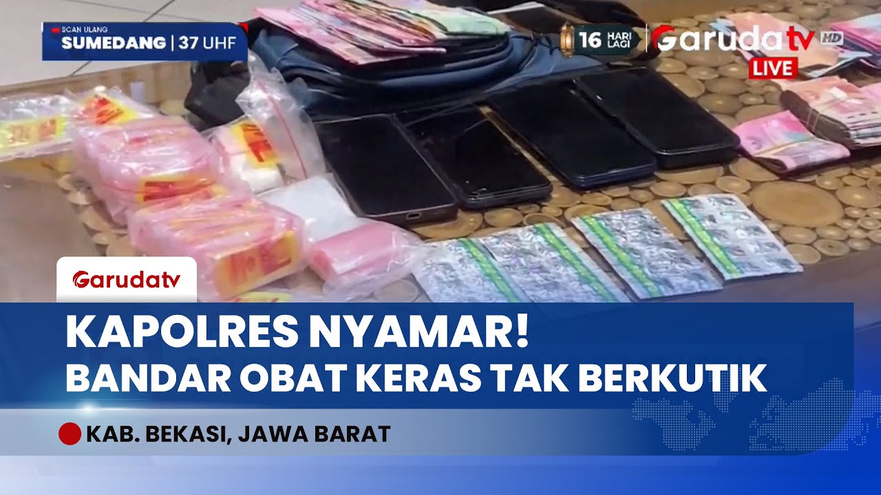 Aksi Heroik! Kapolres Bekasi Nyamar Jadi Warga Sipil, Gerebek Bandar Obat Keras di Cikarang