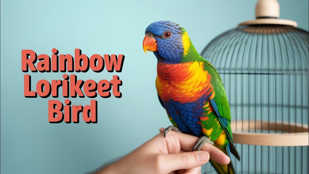 🌈🦜 This Rainbow Lorikeet Bird Looks Too Colorful to Be Real!