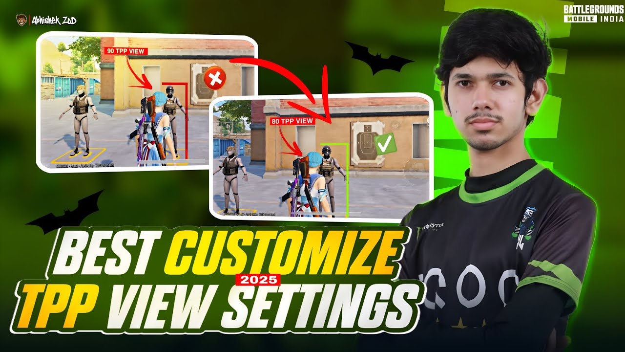 Secret T1 Player Tpp View settings in bgmi 🎯 (100% working confirm ✅)