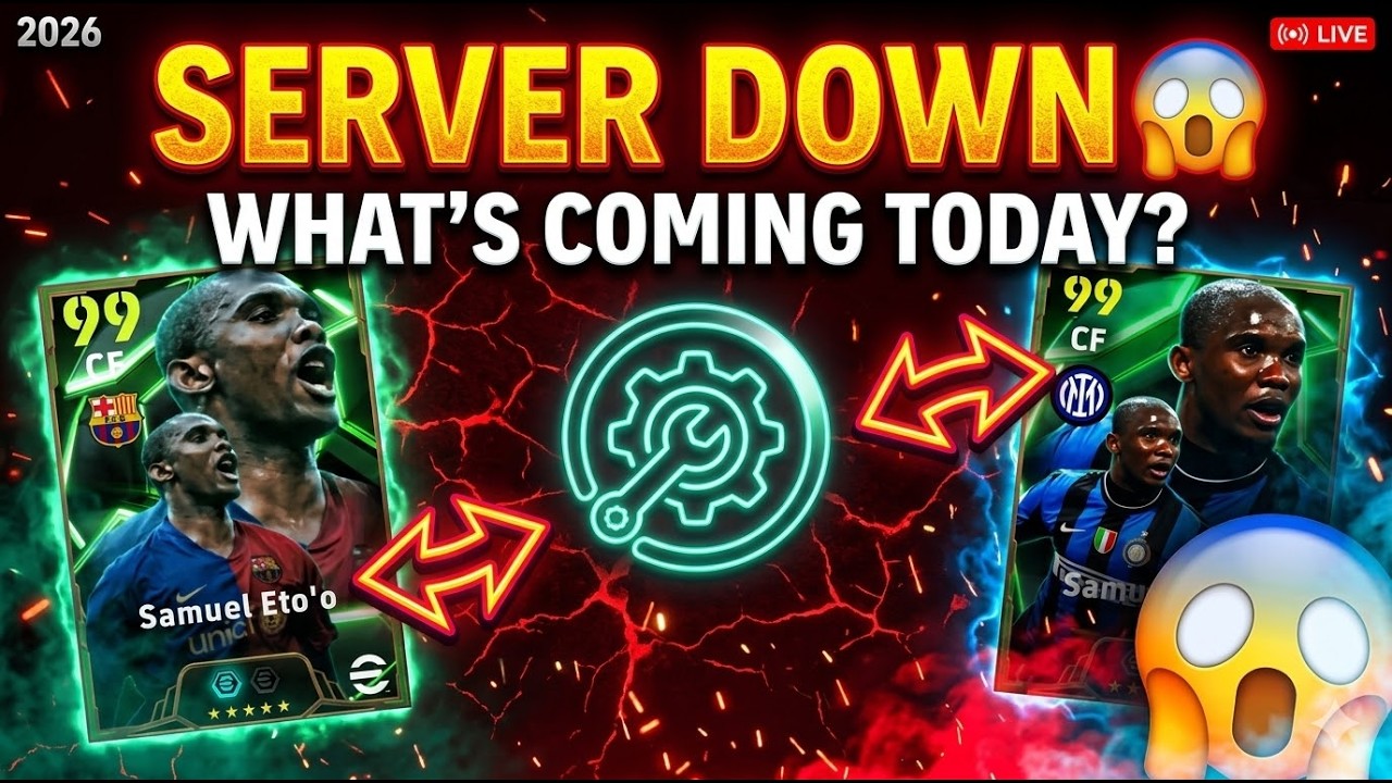 eFootball 2026 LIVE 🔴 Maintenance Today! What’s Coming After Update 😱 New POTW + Free Rewards?