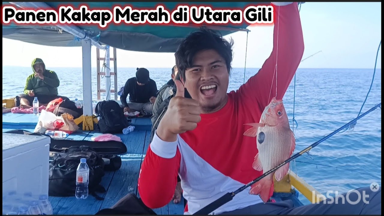 Pesta Strike Kakap Merah di Utara Gili Ketapang