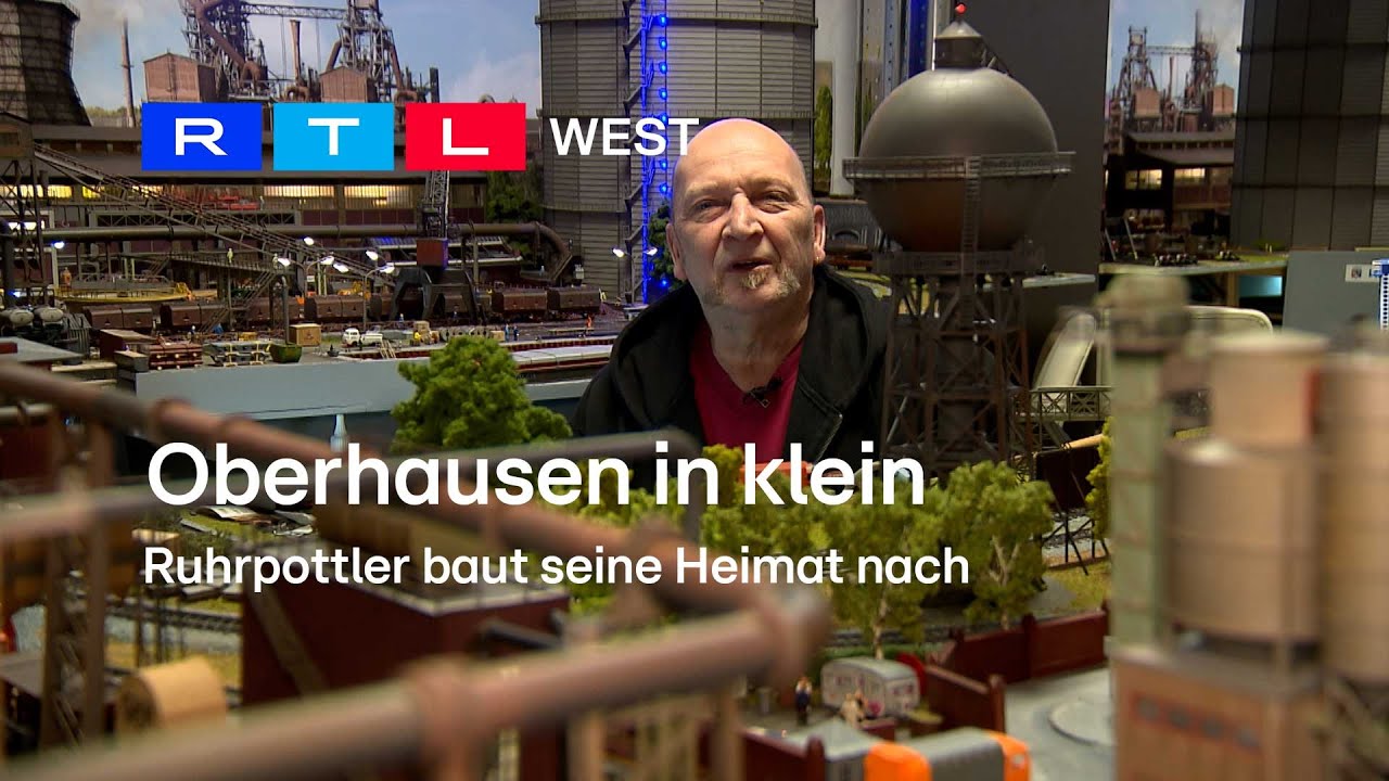 Oberhausen in klein: Ruhrpottler baut seine Heimat nach l RTL WEST, 07.03.2024