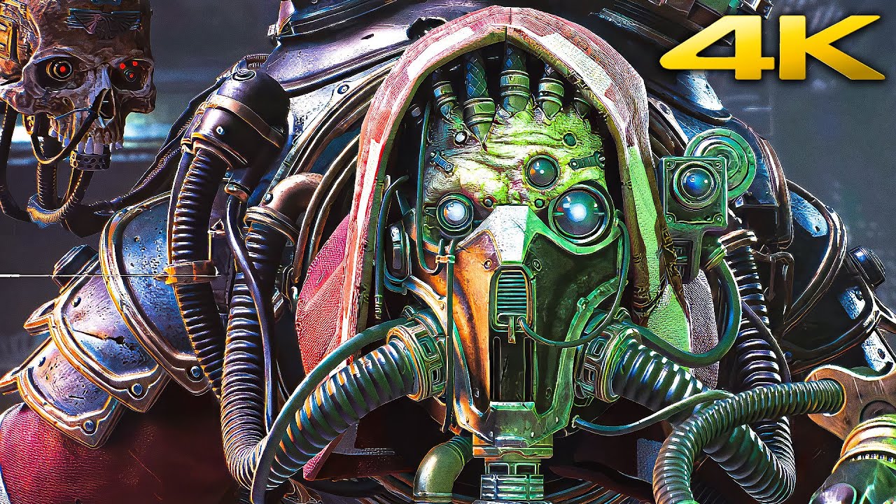 All Archmagos Nozick Scenes + Death - Warhammer 40K: Space Marine 2 [4K 60FPS] (PC, PS5, XBOX)
