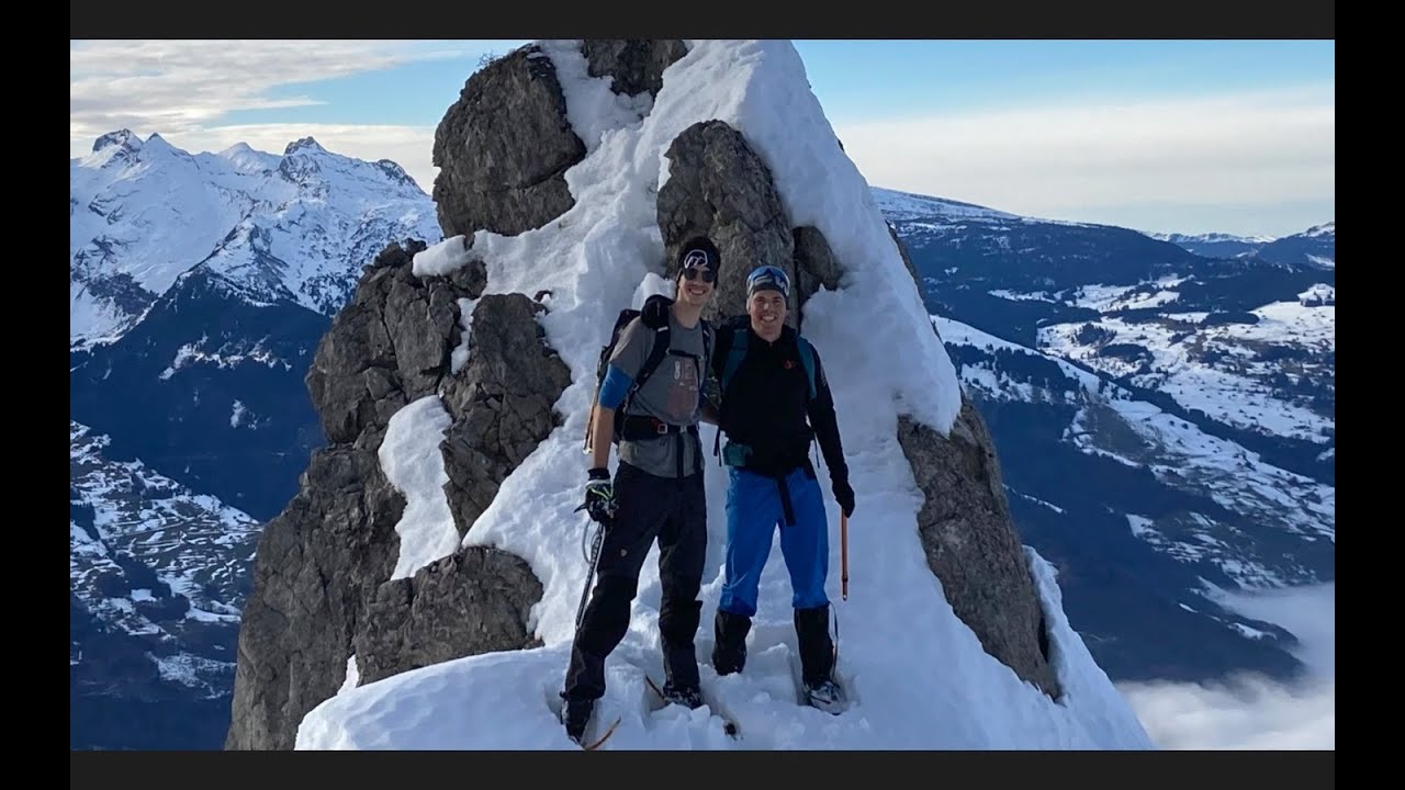 F&uuml;rstensteig, Liechtenstein adventurous winterhike