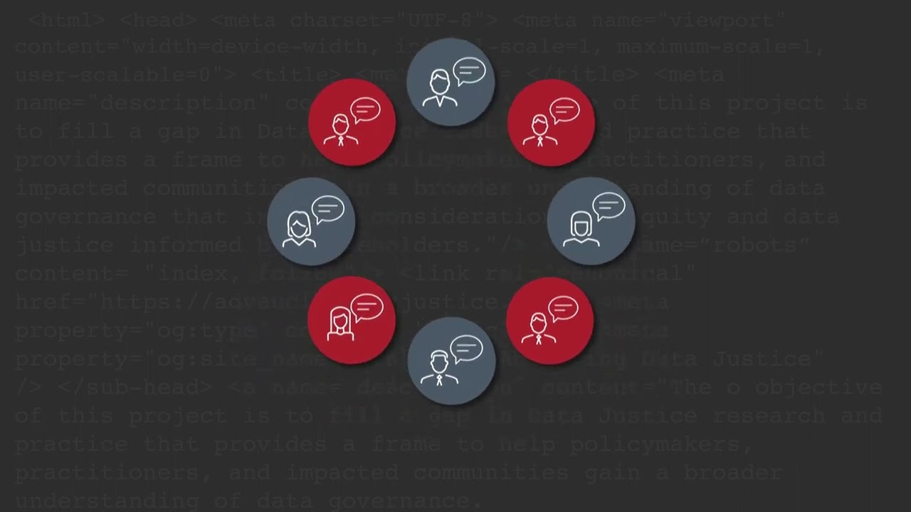 Advancing Data Justice: Participation pillar
