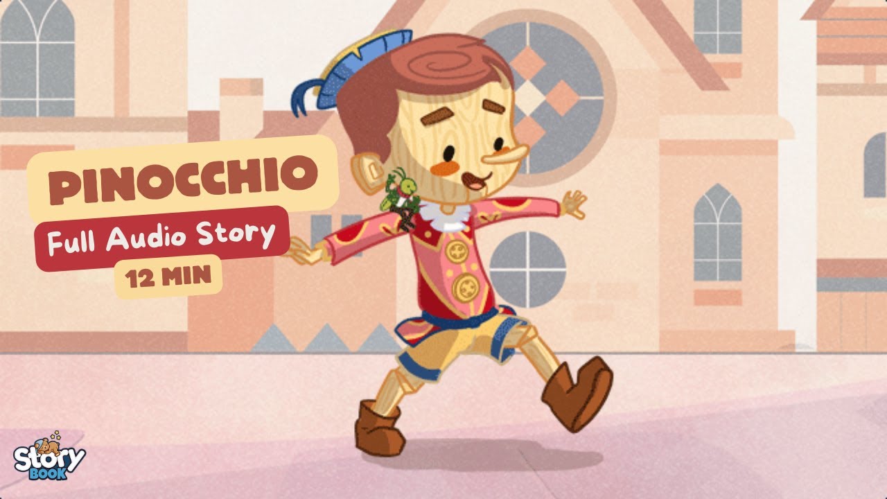 🤥 PINOCCHIO Lyrics Read Aloud | Full Bedtime Audio Story for Kids