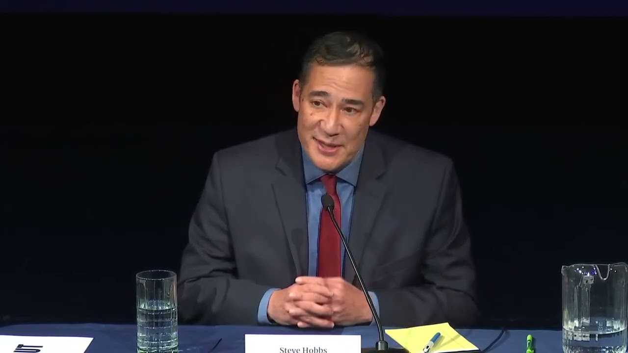 Secretary of State Steve Hobbs 2024 Re-election Debate Clip