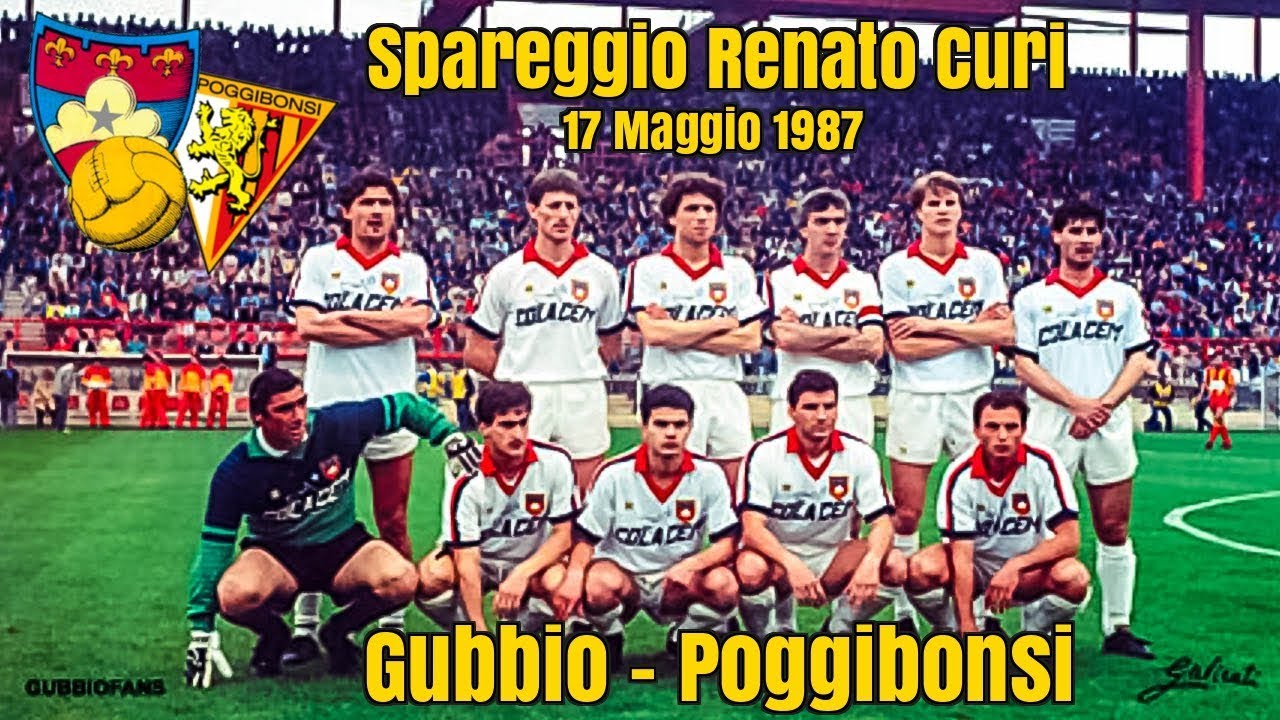 LO STORICO SPAREGGIO AL CURI TRA GUBBIO E POGGIBONSI