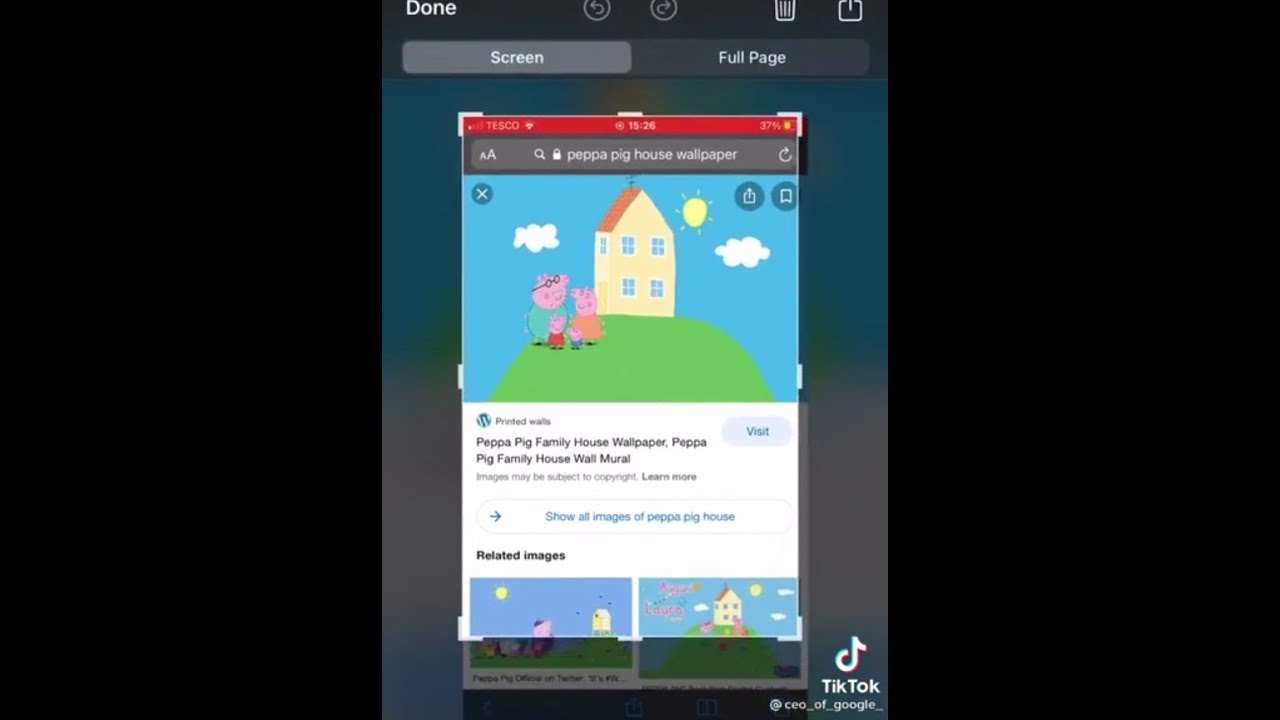 Peppa Pig House Wallpaper