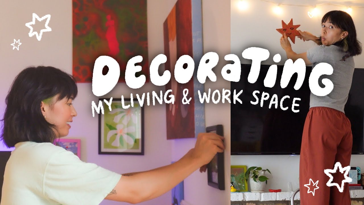 decorating my apartment & art studio (using what I own, mostly) 🛠️