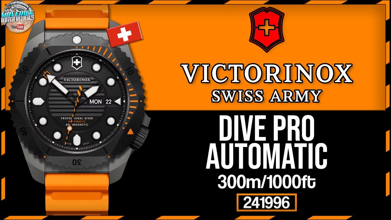 Victorinox возвращается спустя 8 лет! | Victorinox Titanium Dive Pro 300m Automatic Diver 241996