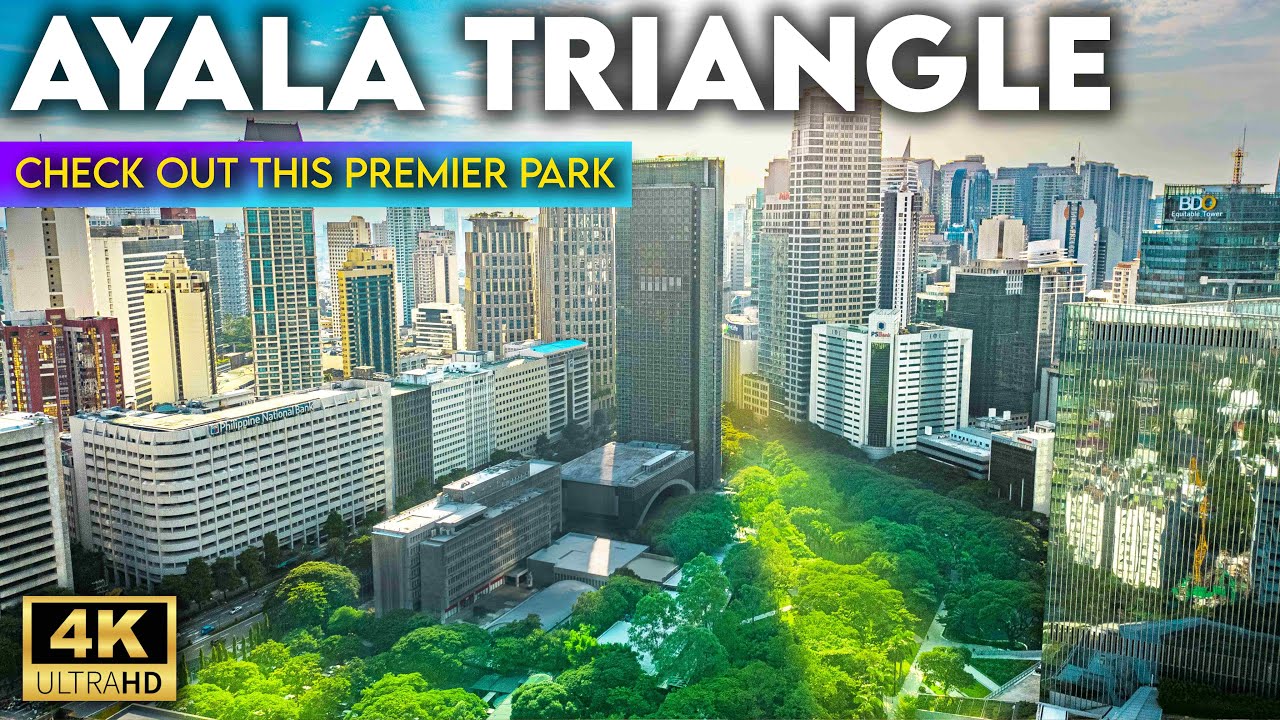 This MAKATI Pride Is Under Renovations [4K] | Ayala Triangle Gardens Makati Philippines Walking Tour