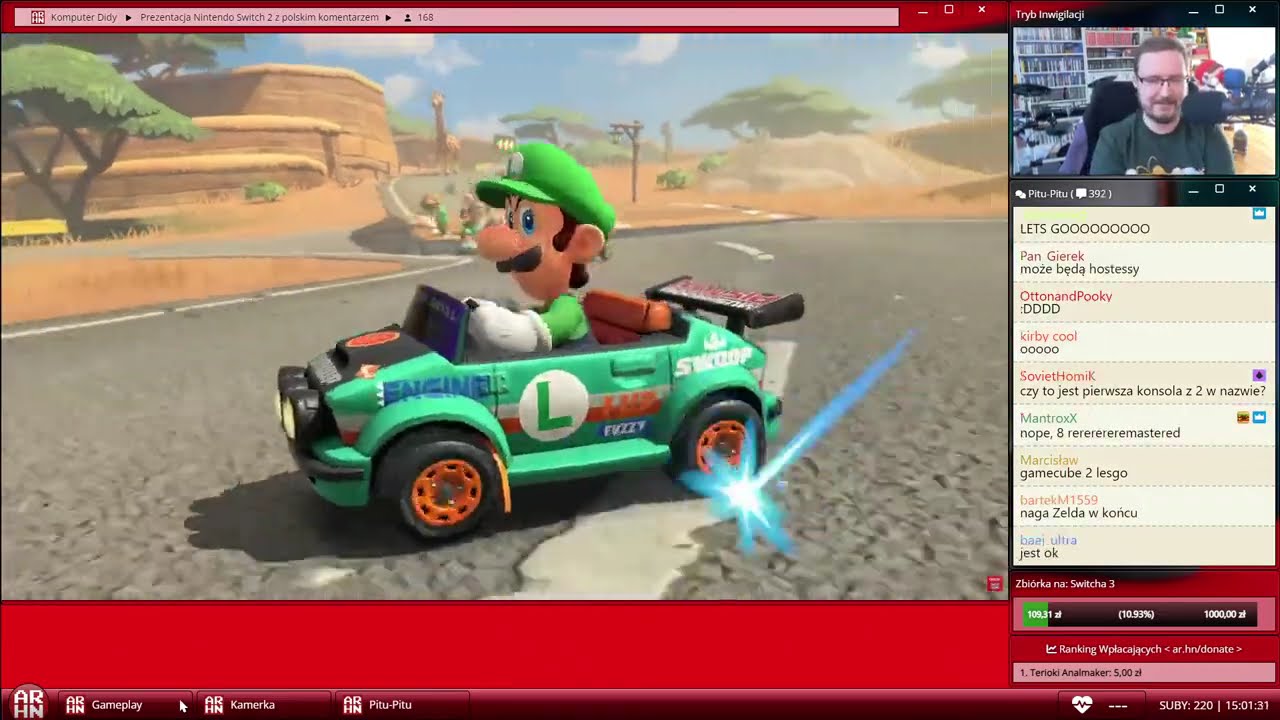 Prezentacja Nintendo Switch 2 z polskim komentarzem
