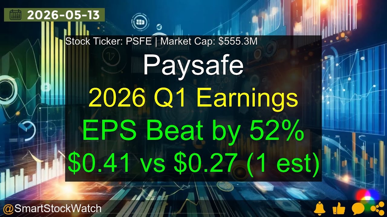 Анализ финансовых результатов Paysafe (PSFE | 555,3 млн долларов США) за 1 квартал 2026 года