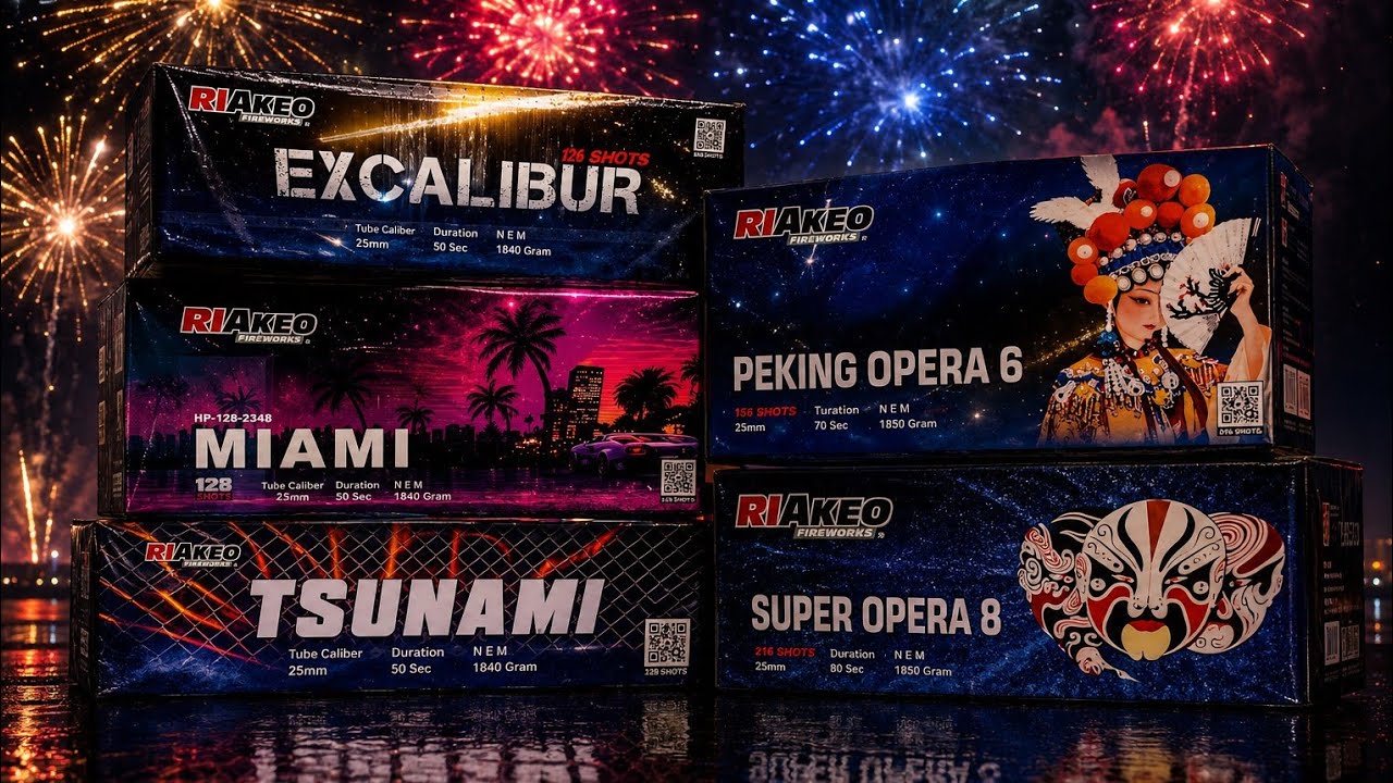 20.00 Feuerwerk#Silvester Feiern#2025/2026#Riakeo Fireworks 