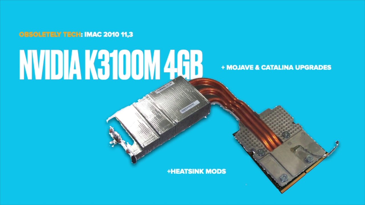 iMac 2010 11,3 Nvidia k3100m upgrade