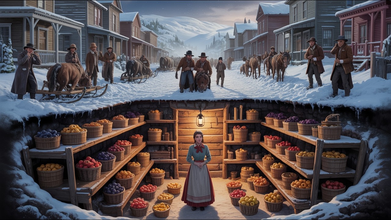 A Mail-Order Bride Stored 500 Pounds of Dried Fruit — They Laughed Until the Snow Trapped the Town