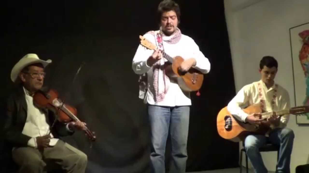 La Rosa - Eloy Zúñiga (jarana huasteca), Don Víctor Ramírez (Viloín) y Jorge Vera