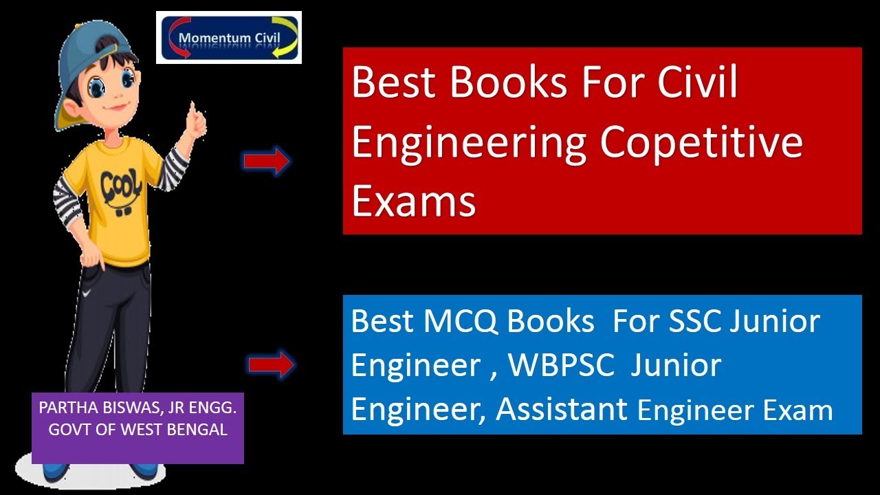 Best Books  For Civil Engineering Copetitive Exams I  Best MCQ Books For SSC JE, WBPSC JE/AE Exam