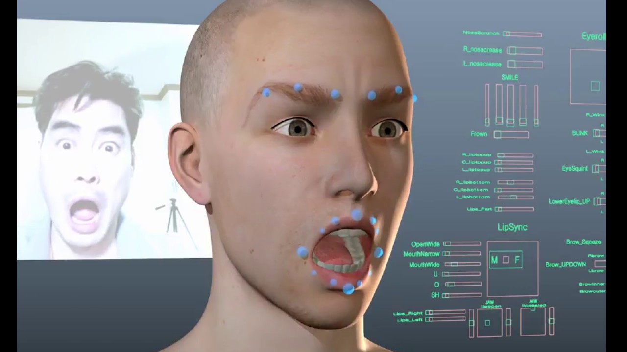 Faceware with DAZ Genesis maya facial mocap animation