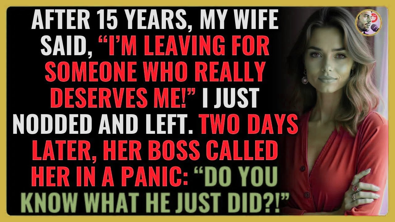 HE NODDED AND WALKED OUT, THEN UNLEASHED THE CLAUSE THAT ENDED HER CAREER