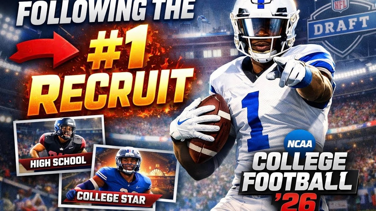 Following the Career of the #1 Recruit in CFB 26!