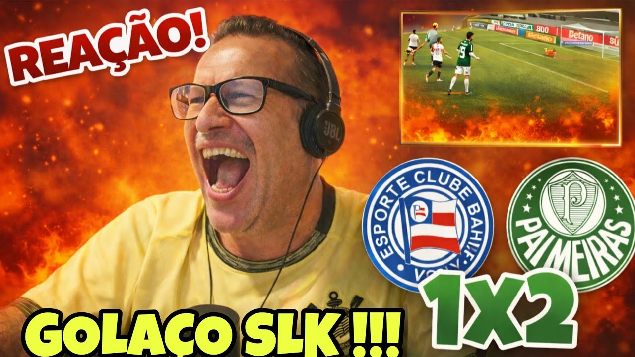 REACT BAHIA 1X2 PALMEIRAS !!!! PORCADA &Eacute; IMBAT&Iacute;VEL !!!