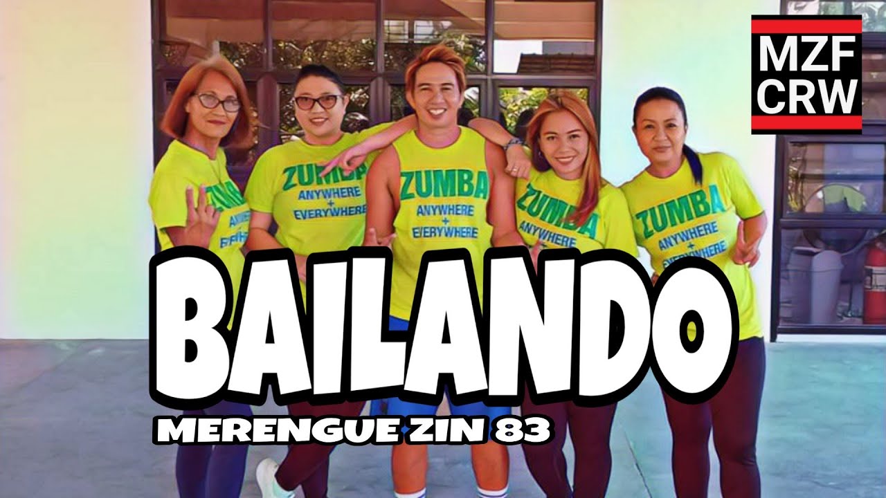 ZIN 83 BAILANDO | MERENGUE | ZUMBA FITNESS | MZF CREW | LAREN SUNGA