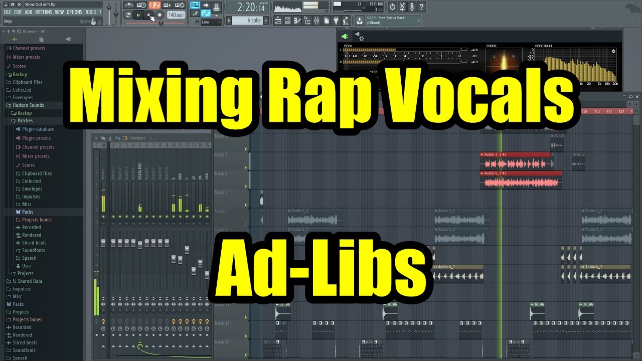 Mixing Rap Vocals - Ad-Libs - 5 Minute Mixing Tips